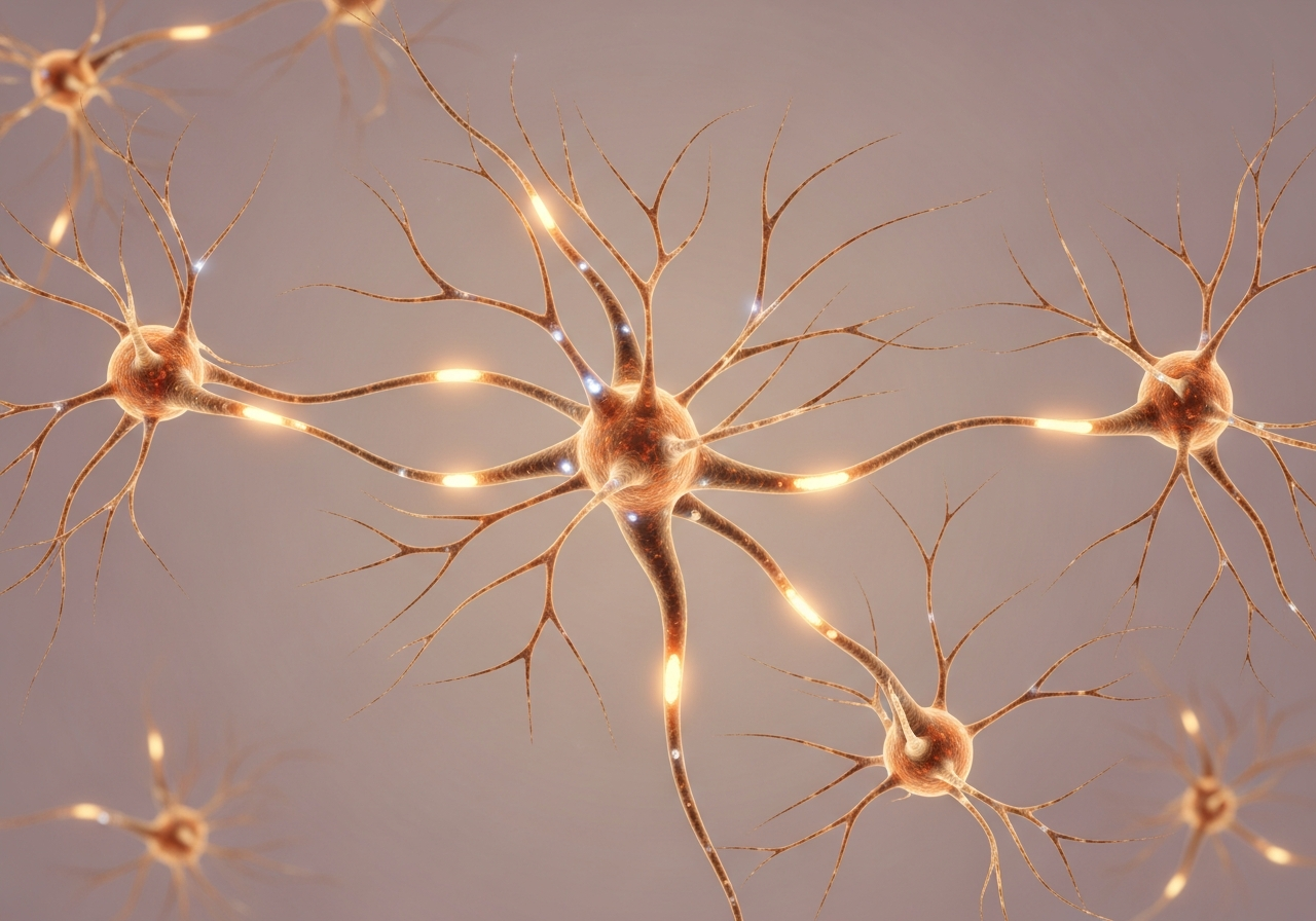 Ilustración de neuronas para representar el aprendizaje visual de conceptos complejos.